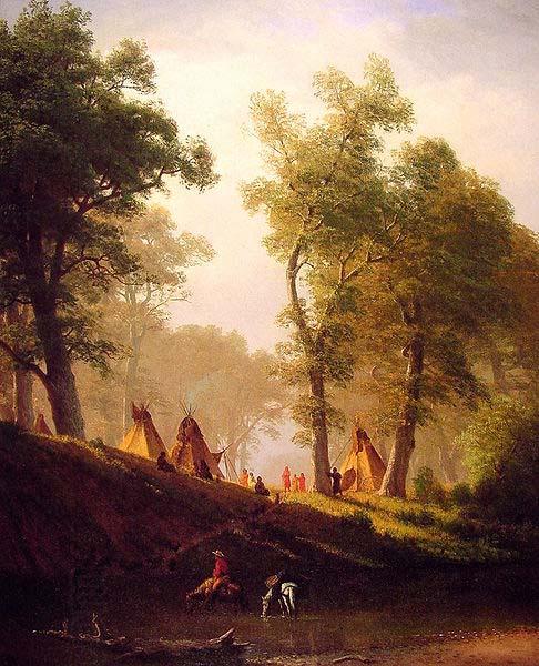 Albert Bierstadt The Wolf River, Kansas China oil painting art